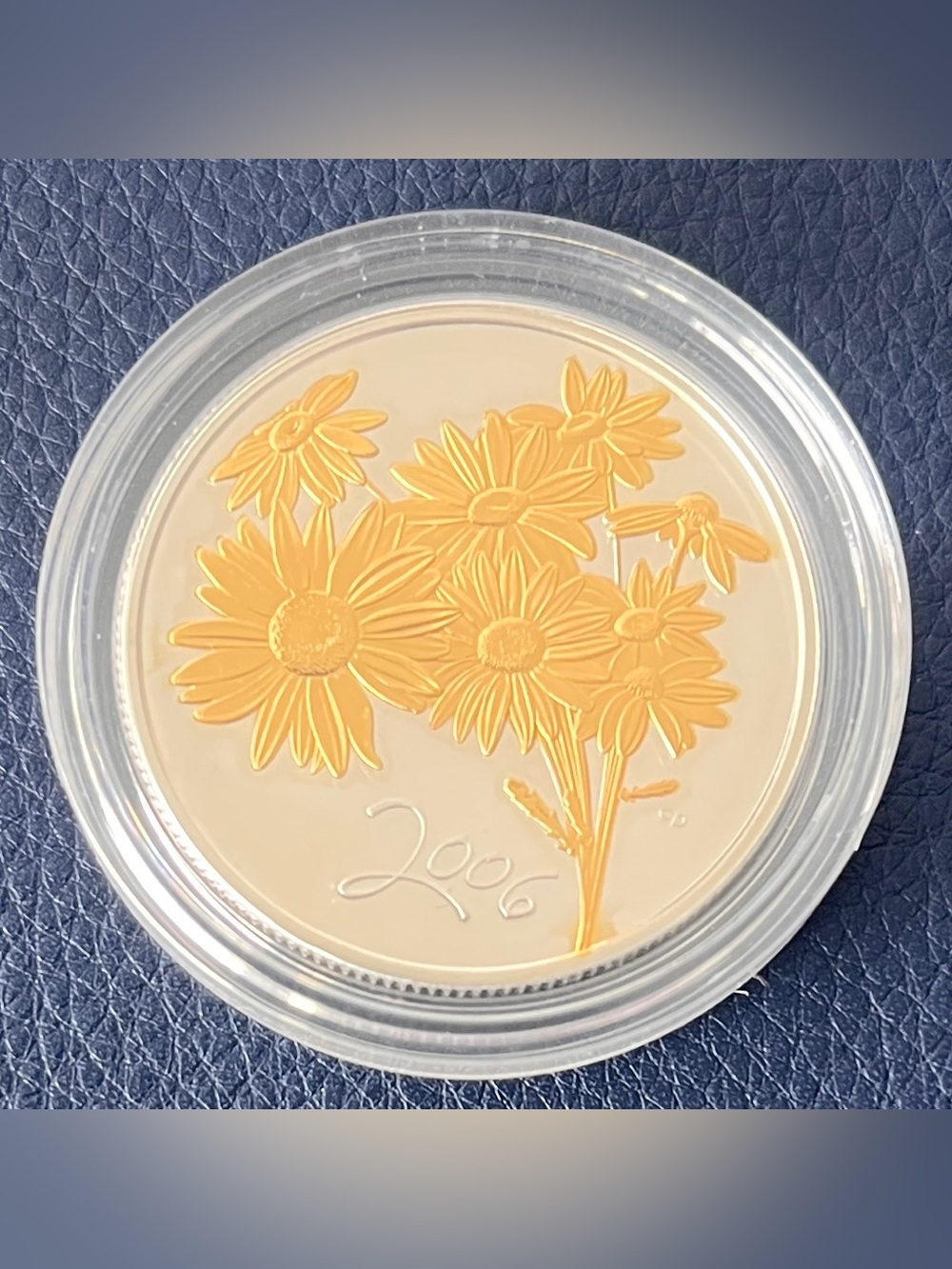 The Golden Daisy 🌼 2006 50-cent Sterling Silver Coin
